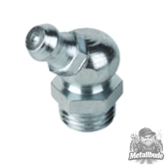 Schmiernippel M8 X 1 Mm 90° 5er Set – Verzinkter Fettnippel Für Maschinen, Schiffe & Werkzeuge – Einfacher Austausch