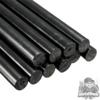 Produktbild von POM-C Rundstab Schwarz – Ø 25 Mm, Länge 50 Mm, Massiver Kunststoff, Zerspanbar, Für Drehen/Fräsen/Bohren